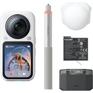 Produktbild für Action-Cam Insta360 X6 Essentials Bundle White,wasserdicht 20m