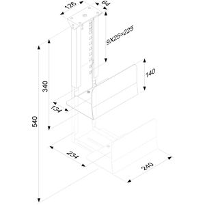 Produktbild für PC-Halterung Neomounts CPU-D200BLACK