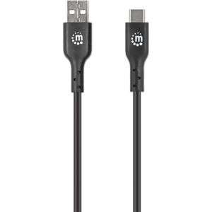 Produktbild für USB-Kabel Manhattan 353298, USB 2.0, 1 m