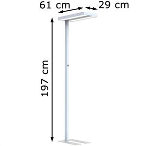 Produktbild für Stehlampe Rolf-Kern Smart Pro, LED, silber, 197 cm