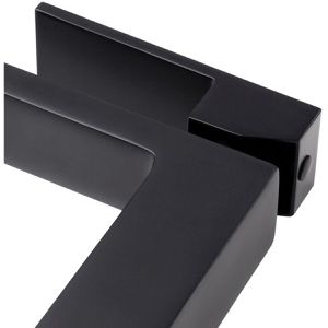 Produktbild für Waschtischarmatur Cornat Square, schwarz matt