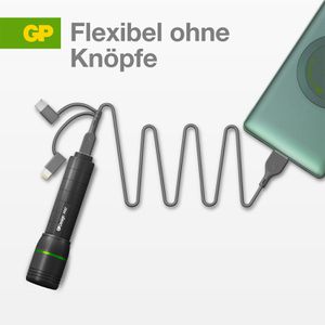 Produktbild für Ladekabel GP Batteries GPCBCY1NGYUSB313, grau, 1m
