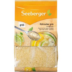 Zucker Seeberger grob, brauner Rohrzucker
