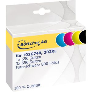 Produktbild für Tinte Böttcher-AG für Epson 202XL T02G740