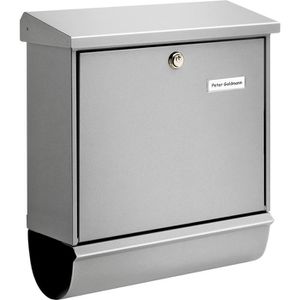 Briefkasten Burg-Wächter Comfort-Set 39130 silber, Edelstahl