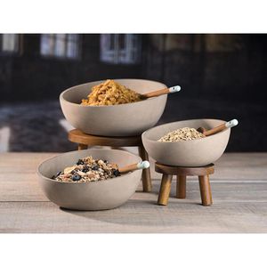 Produktbild für Obstschale APS Element 30000, 1,1 Liter, Beton