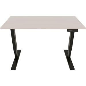 Produktbild für Schreibtisch Bisley E-StarterTech, lichtgrau / schwarz