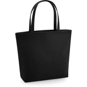 Produktbild für Einkaufstasche BagBase BG721, schwarz, mit Zubehörtasche