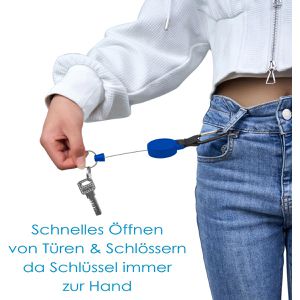 Produktbild für Schlüsselanhänger Webbomb 6804, blau