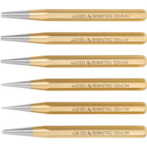 Produktbild für Durchtreiber Rennsteig 4241200, 120 mm, Set