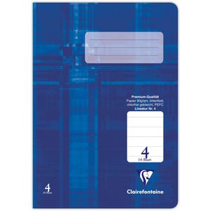 Produktbild für Schulheft Clairefontaine 331504C, Premium, für 4. Klasse, A5