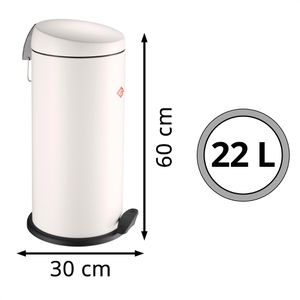 Produktbild für Mülleimer Wesco Capboy Maxi, sand matt