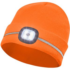 Wintermütze Gebol Haube LED, signalorange