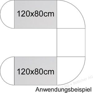 Produktbild für Tischplatte Hammerbacher KP12