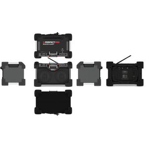 Produktbild für Baustellenradio PerfectPro ROCKHART, Akku