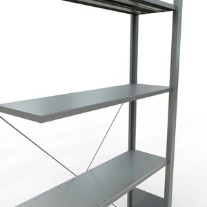 Produktbild für Anbauregal Schulte 12735, 5 Metallböden