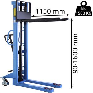 Produktbild für Hubwagen HanseLifter SDJ1516, Tragkraft 1500kg