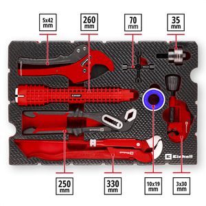 Produktbild für Werkzeugeinlage Einhell E-Case Sanitärinstallation, 370527