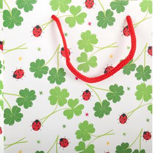Produktbild für Geschenktüte Idena 31847, Glücksklee