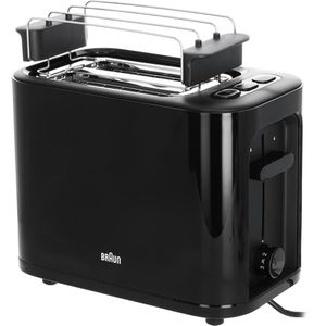 Toaster Braun PurEase HT3010BK, 7 Röststufen & Auftaufunktion