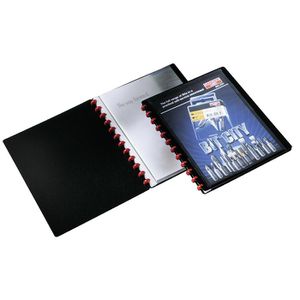 Produktbild für Sichtbuch Durable 2427-01 Duralook Easy Plus, aus PP, A4