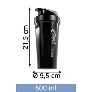 Produktbild für Protein-Shaker Best-Body-Nutrition aus Kunststoff, schwarz