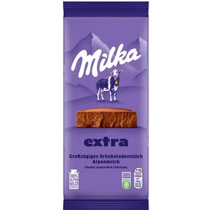 Tafelschokolade Milka Extra Alpenmilch