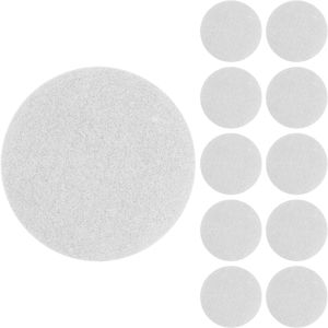 Polierpad MENZER Normalpad 241091000, weiß, aus Polyester