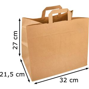 Produktbild für Papiertüten Papstar 87175, braun