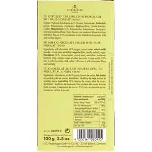 Produktbild für Tafelschokolade Niederegger Nuss Nougat