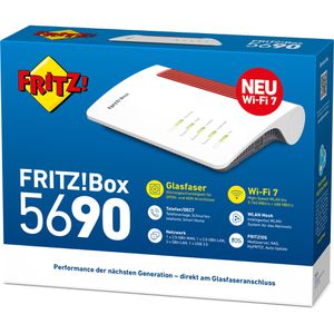Produktbild für WLAN-Router AVM FRITZ!Box 5690, 20003096, Glasfaser