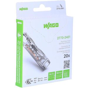 Produktbild für Verbindungsklemme Wago 2773-2401/995-020, 2 Leiter