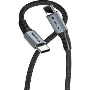Produktbild für Ladekabel Verbatim Sync &amp; Charge, schwarz, 1,2m