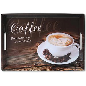 Serviertablett Kesper Coffee 77397, eckig, 50x35cm