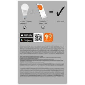 Produktbild für LED-Lampe LEDVANCE Smart+ WiFi Classic A100, E27