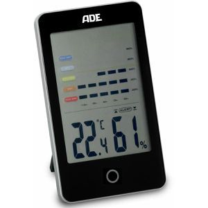 Thermo-Hygrometer ADE WS1701, digital, schwarz