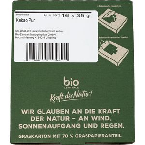 Produktbild für Müsliriegel BioZentrale Kakao Pur Dattel Haselnuss, BIO