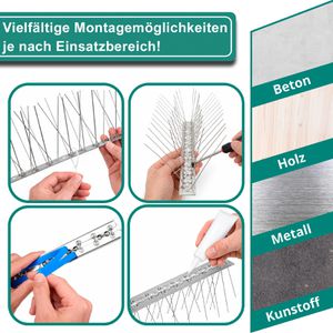 Produktbild für Vogelabwehr PRIOstahl Taubenspikes, 10 Meter
