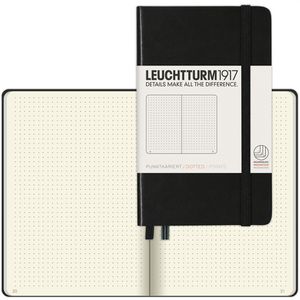 Notizbuch Leuchtturm1917 Pocket, 333915, schwarz, A6