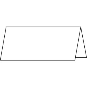 Tischkarten Sigel DP046, weiß, blanko