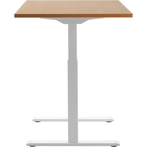 Produktbild für Schreibtisch Topstar E-Table, buche / weiß