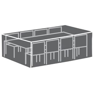 Produktbild für Gartenmöbel-Abdeckung barths groß, 61000034, hellgrau