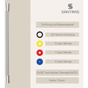Produktbild für Duschschlauch SANTRAS Sun-Flex, 13110-150