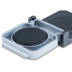 Produktbild für Planhalter-Magnetclips Maul Hebel 6240094, silber