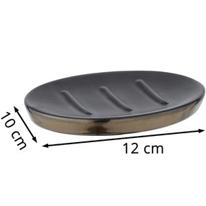 Produktbild für Seifenschale Wenko Brandol 24363100, schwarz