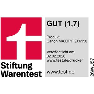 Produktbild für Multifunktionsgerät Canon MAXIFY GX6150