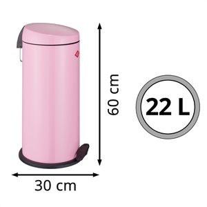 Produktbild für Mülleimer Wesco Capboy Maxi, pink