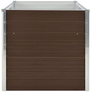 Produktbild für Hochbeet vidaXL 45709, aus verzinktem Stahl