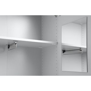 Produktbild für Kleiderschrank Hammerbacher Solid 6200, lichtgrau