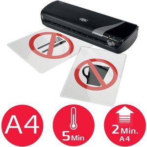 Produktbild für Laminiergerät GBC Inspire+, mit 2 Rollen, schwarz, A4